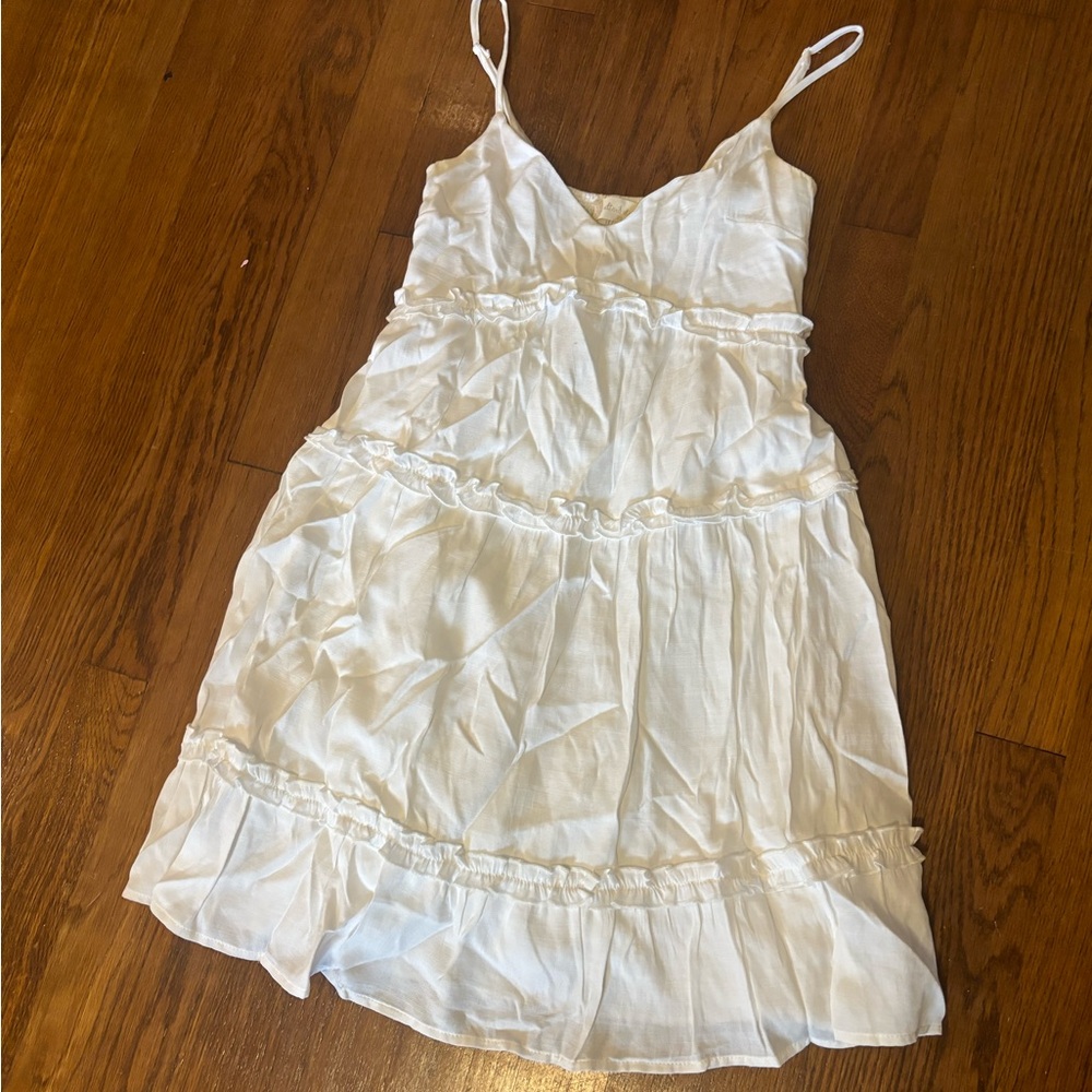 White Flowy Dress